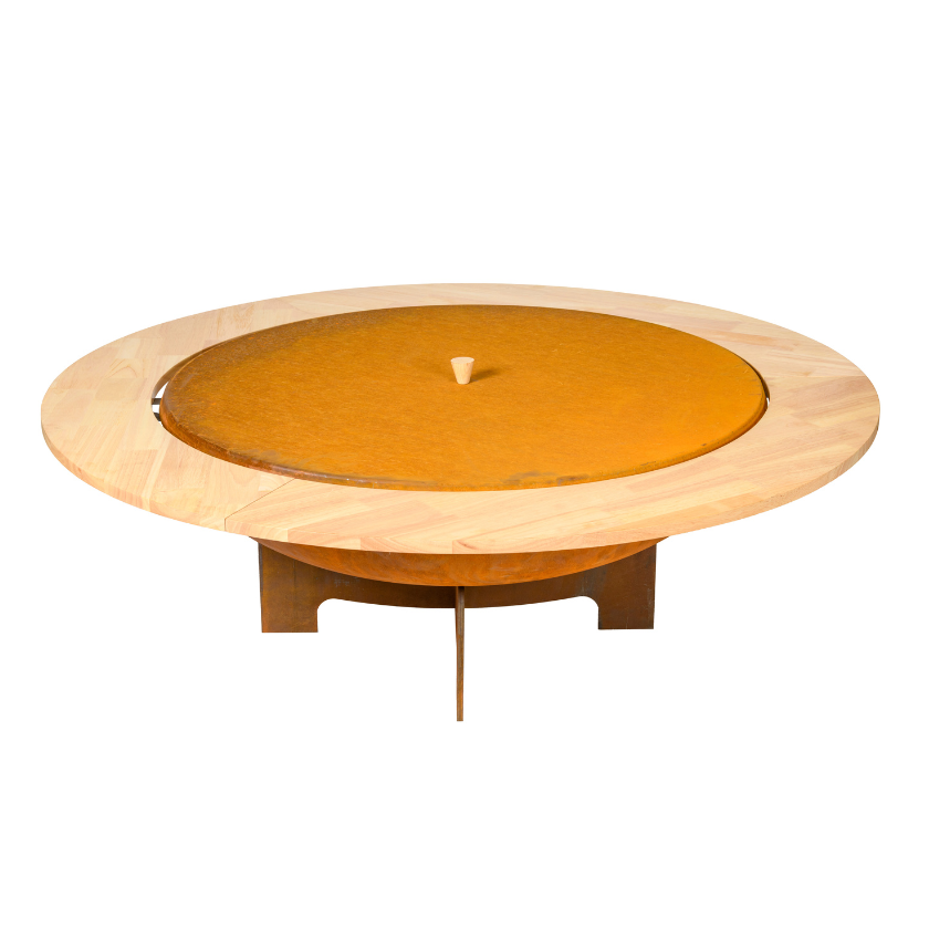 Brazen brasero plancha Sol Corten