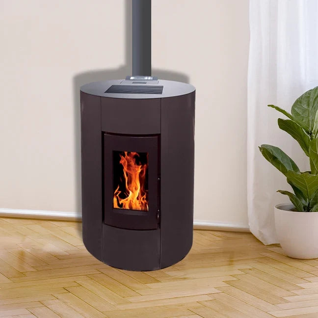Pack promo : Poêle à  Granulés Etanche Canalisable avec Kit ventouse - EMAFLAM NOVA - 11.4 kW