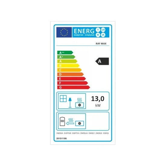 Poêle à bois - BELLEZA RAY MAX - 13kW